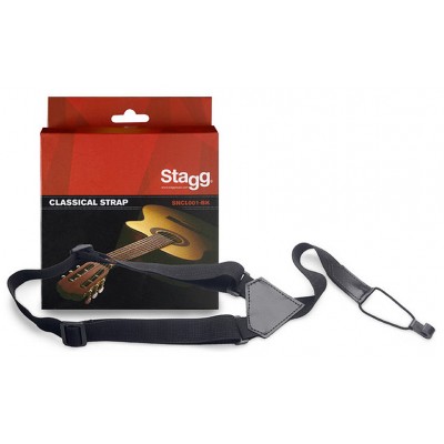 Stagg SNCL001-BK - regulowany pasek do gitary/uke