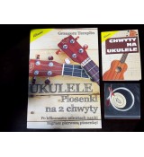 Zestaw edukacyjny ukulele książki + struny Aquila