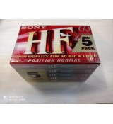 Sony 5C-60HFC - 5 - pack kaset magnetofonowych 60 min