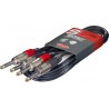 Stagg STC 6 P - kabel połączeniowy, podwójny, 6m.