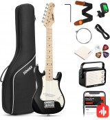 Donner DSJ-100 - gitara elektryczna + wzmacniacz + zestaw akcesoriów