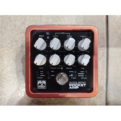 Palmer Acoustic Pocket Amp - przedwzmacniacz do instrumentów akustycznych - powystawowy