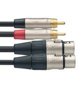 Stagg NTC3PR - podwójny kabel połączeniowy 3m