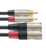 Stagg NTC3PR - podwójny kabel połączeniowy 3m