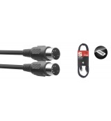 Stagg SMD1 E - kabel MIDI 1m