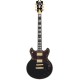 D’Angelico Deluxe Brighton Solid Black - gitara elektryczna
