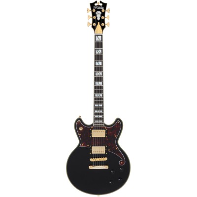 D’Angelico Deluxe Brighton Solid Black - gitara elektryczna