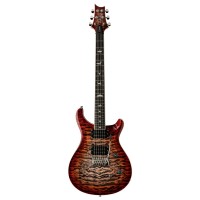 PRS SE Custom 24-08 Quilt Charcoal Cherry Burst - gitara elektryczna