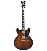 D'Angelico Premier DC Brown Burst - gitara elektryczna