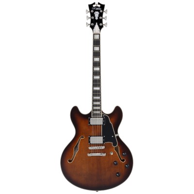 D'Angelico Premier DC Brown Burst - gitara elektryczna