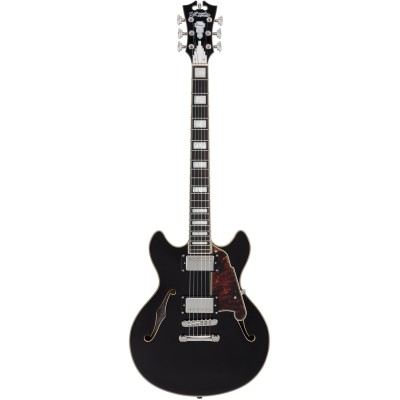 D'Angelico Premier Mini DC Black Flake - gitara elektryczna