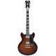 D'Angelico Premier Mini DC Brown Burst gitara elektryczna