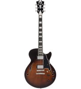 D'Angelico Premier SS Brown Burst - gitara elektryczna