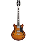 D'Angelico Premier Mini DC Dark Iced Tea Burst - gitara elektryczna