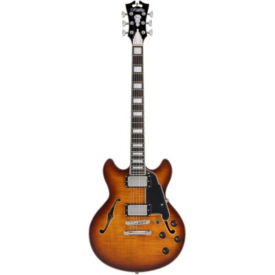 D'Angelico Premier Mini DC Dark Iced Tea Burst - gitara elektryczna