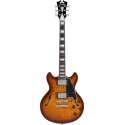 D'Angelico Premier Mini DC Dark Iced Tea Burst - gitara elektryczna