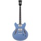 D'Angelico Excel DC Tour Solid Slate Blue - gitara elektryczna