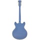 D'Angelico Excel DC Tour Solid Slate Blue - gitara elektryczna