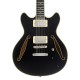 D'Angelico Excel Mini DC Tour Solid Black - gitara elektryczna