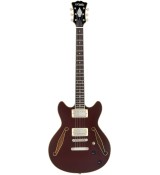 D'Angelico Excel Mini DC Tour Solid Wine gitara elektryczna