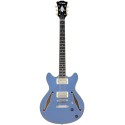 D'Angelico Excel Mini DC Tour Solid Slate Blue - gitara elektryczna