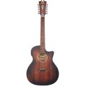 D'angelico Premier Fulton LS Aged Mahogany - gitara akustyczna 12-strunowa