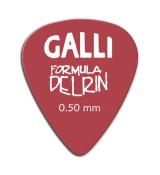Galli Delrin D-51Y - kostki gitarowe 0,50 mm, 12 szt.