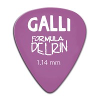 Galli Delrin D-51Y - kostki gitarowe 1,14 mm, 12 szt.
