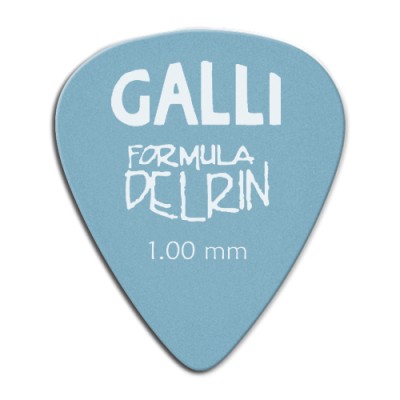 Galli Delrin D-51Y - kostki gitarowe 1,00 mm, 12 szt.