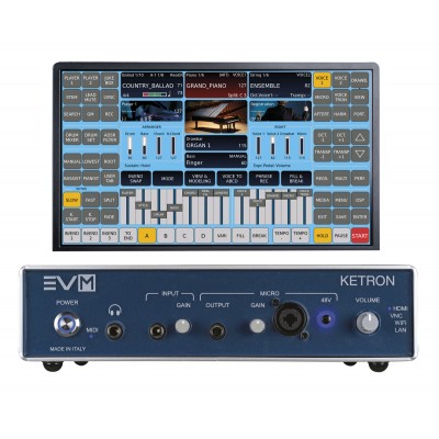 Ketron EVENT EVM PACK - moduł brzmieniowy EVM + Monitor + Pokrowiec