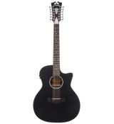 D'angelico Premier Fulton 12 LS Matte Black - gitara elektroakustyczna 12-strunowa