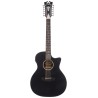 D'angelico Premier Fulton 12 LS Matte Black - gitara elektroakustyczna 12-strunowa
