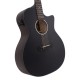 D'angelico Premier Fulton 12 LS Matte Black - gitara elektroakustyczna 12-strunowa