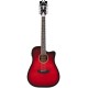 D'angelico Premier Bowery 12 LS Cherry Burst - gitara elektroakustyczna 12-strunowa