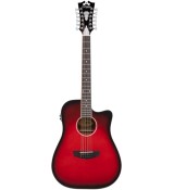 D'angelico Premier Bowery 12 LS Cherry Burst - gitara elektroakustyczna 12-strunowa