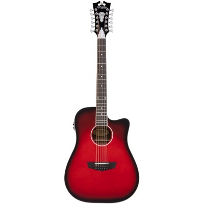 D'angelico Premier Bowery 12 LS Cherry Burst - gitara elektroakustyczna 12-strunowa