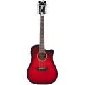 D'angelico Premier Bowery 12 LS Cherry Burst - gitara elektroakustyczna 12-strunowa