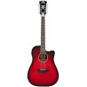 D'angelico Premier Bowery 12 LS Cherry Burst - gitara elektroakustyczna 12-strunowa