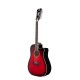 D'angelico Premier Bowery 12 LS Cherry Burst - gitara elektroakustyczna 12-strunowa