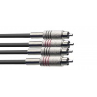 Stagg STC 6 C - kabel RCA - RCA podwójny 6m