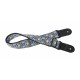 Stagg SWO HOOTMIX BLU - pasek do gitary, nylonowy