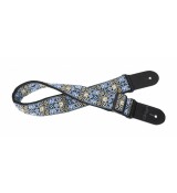 Stagg SWO HOOTMIX BLU - pasek do gitary, nylonowy