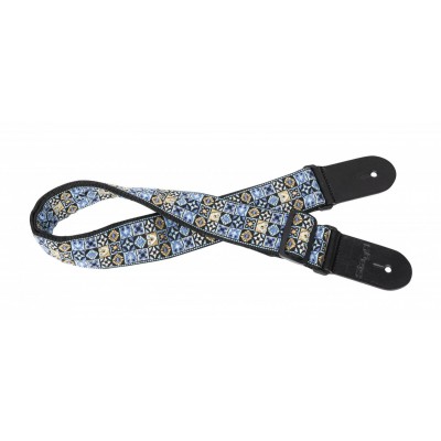 Stagg SWO HOOTMIX BLU - pasek do gitary, nylonowy
