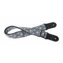 Stagg SWO HOOTMIX BLU - pasek do gitary, nylonowy