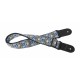 Stagg SWO HOOTMIX BLU - pasek do gitary, nylonowy
