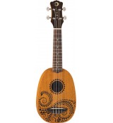 Luna Mahogany Tattoo Soprano Pineaple - ukulele sopranowe